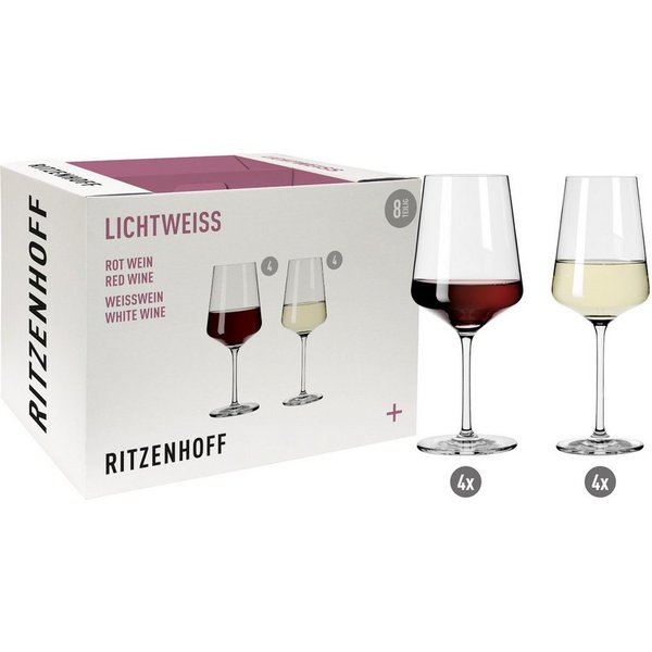 Ritzenhoff Gläser-Set Lichtweiss Julie