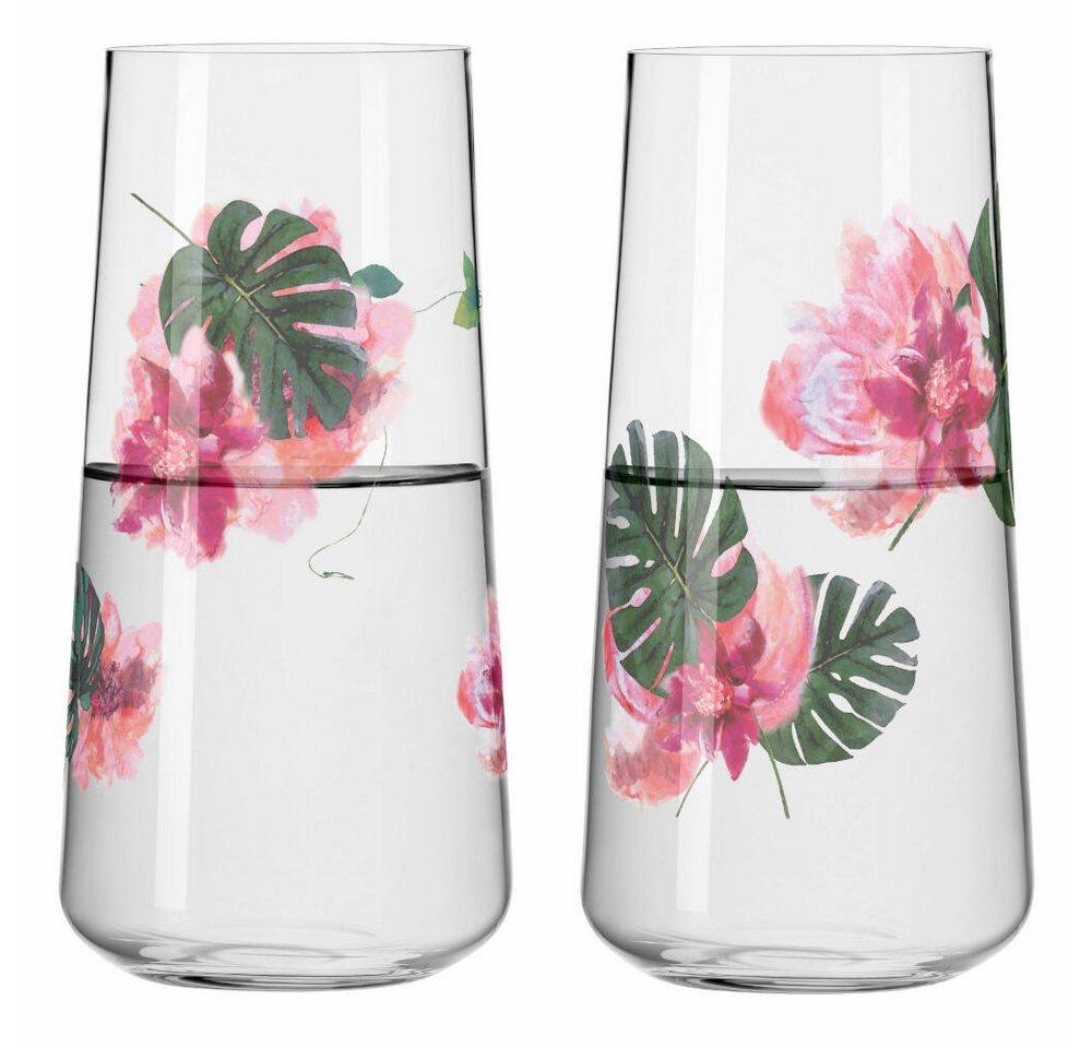 Ritzenhoff Gläser-Set Universalglas 2er-Set Sommersonett 2023, 2-tlg., Kristallglas, Made in Germany – Bild 3 von 5