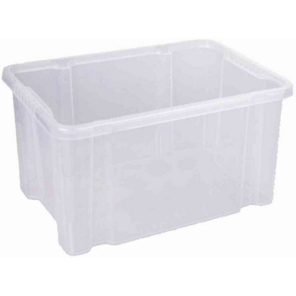Rival Aufbewahrungsbox Drehstapelbox 27 l transparent 44,5 x 35 x 24 cm