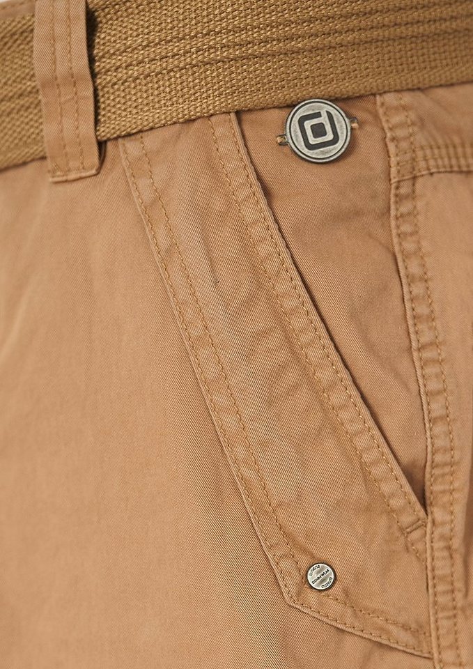 riverso Cargoshorts Herren Shorts RIVAnton Regular Fit Bermudashorts mit Gürtel – Bild 3 von 3