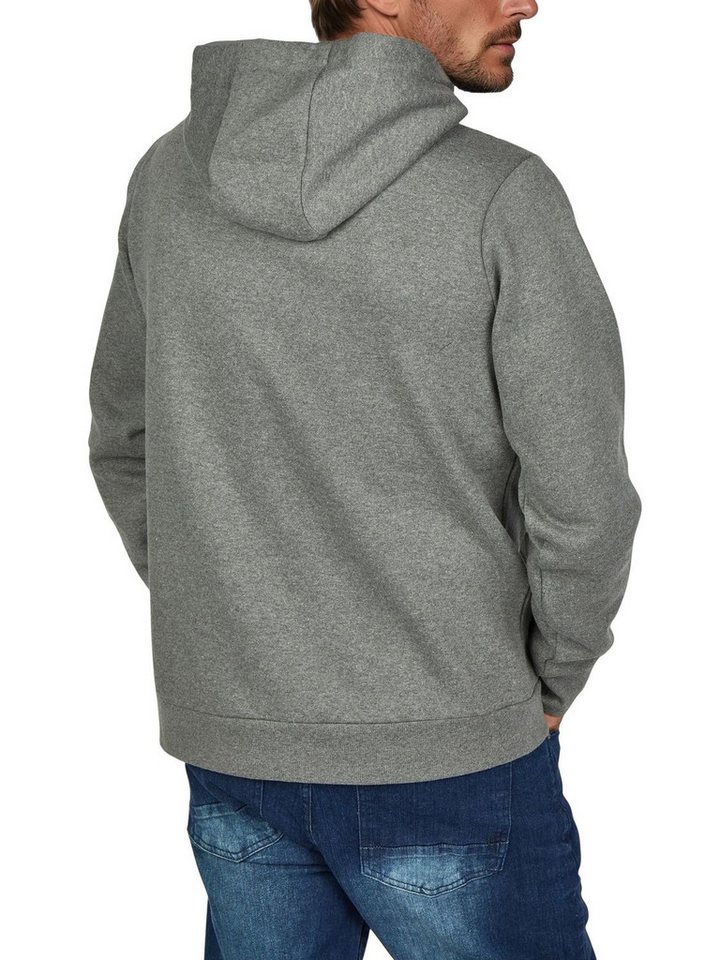 riverso Kapuzenpullover Herren Hoodie RIVArmin Regular Fit Longsleeve Sweatshirt mit Kängurutasche – Bild 2 von 4
