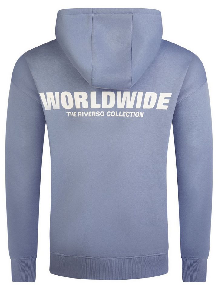 riverso Kapuzenpullover Herren Hoodie RIVDave Oversized Fit Streetwear Sweatshirt mir Kängurutasche – Bild 4 von 5