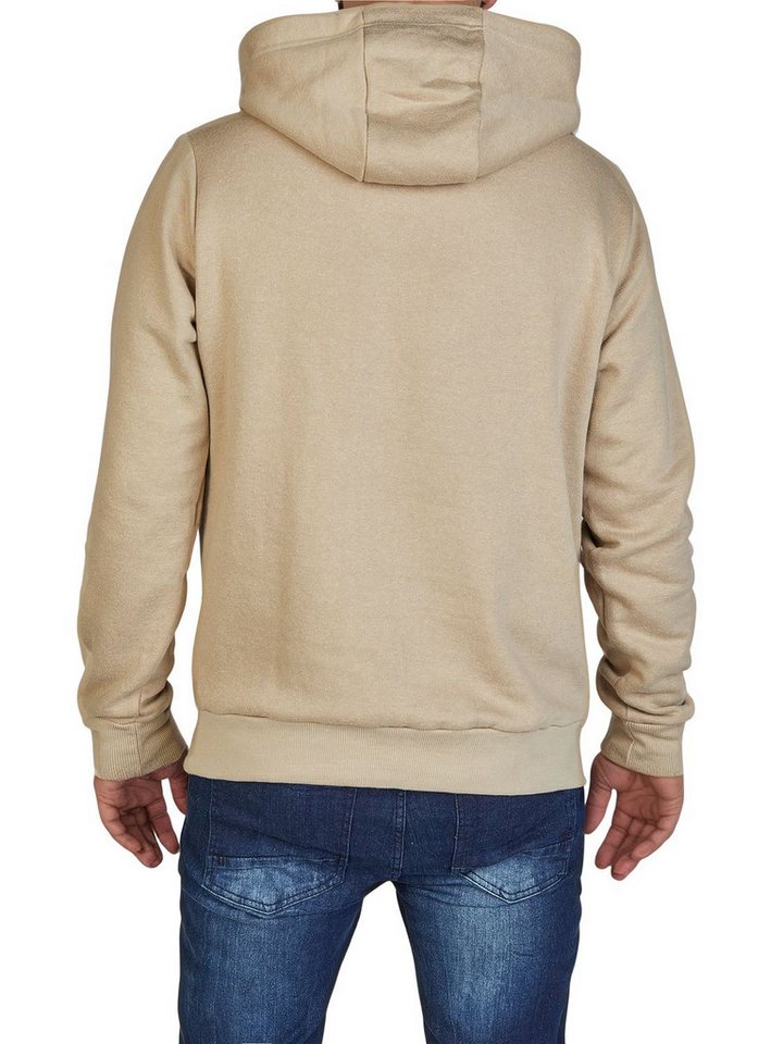 riverso Kapuzenpullover Herren Hoodie RIVLinus Regular Fit Longsleeve Sweatshirt mit Kängurutasche – Bild 2 von 4