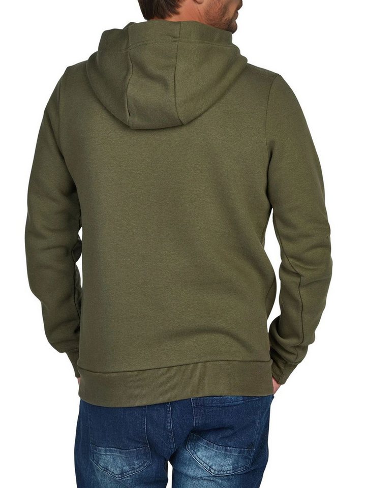 riverso Kapuzenpullover Herren Hoodie RIVLinus Regular Fit Longsleeve Sweatshirt mit Kängurutasche – Bild 2 von 4