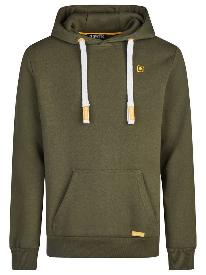 riverso Kapuzenpullover Herren Hoodie RIVLinus Regular Fit Longsleeve Sweatshirt mit Kängurutasche – Bild 3 von 4