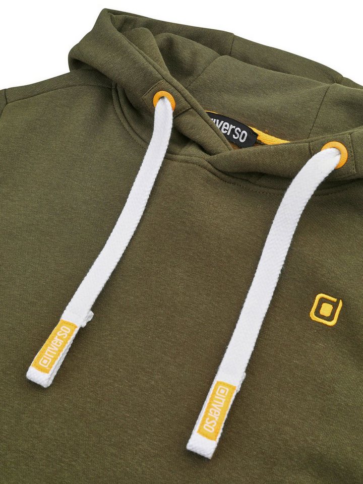 riverso Kapuzenpullover Herren Hoodie RIVLinus Regular Fit Longsleeve Sweatshirt mit Kängurutasche – Bild 4 von 4