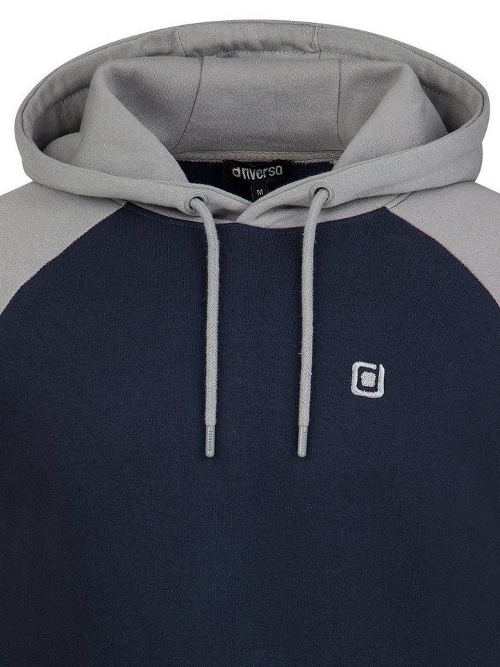 riverso Kapuzenpullover Herren Hoodie RIVNino Regular Fit Longsleeve Sweatshirt mit Kängurutasche – Bild 4 von 5