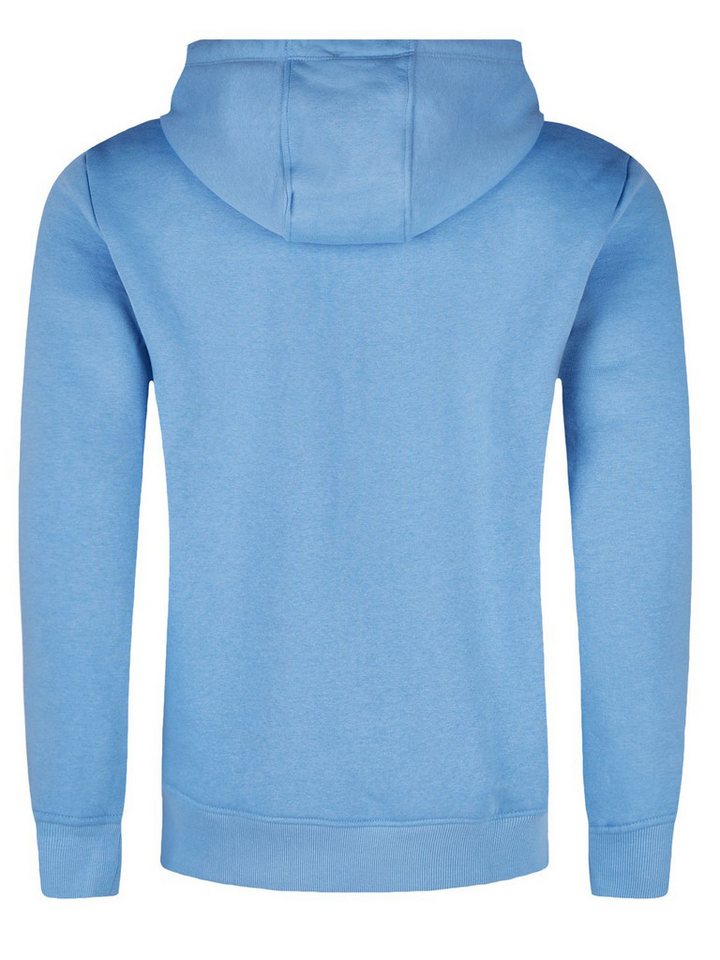 riverso Kapuzenpullover Herren Hoodie RIVSandro Regular Fit Longsleeve Sweatshirt mit Cross-Over-Kragen und Kängurutasche – Bild 4 von 5