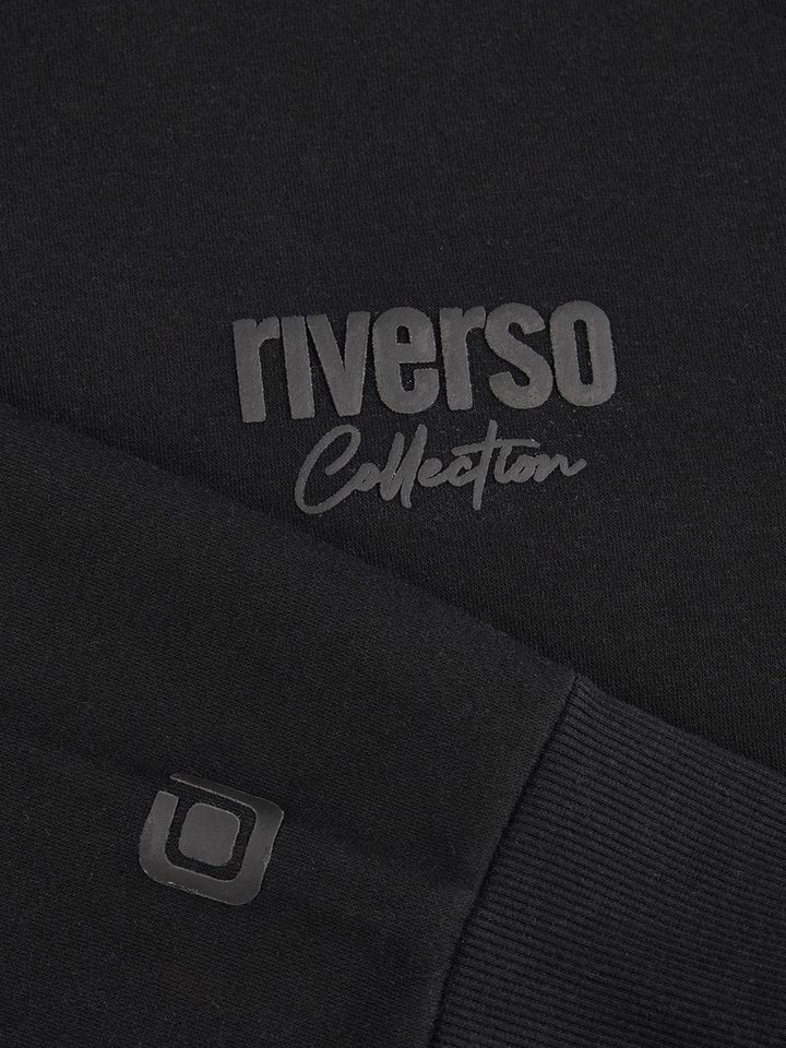 riverso Kapuzenpullover Herren Printed Hoodie RIVScott Regular Fit Streetwear Sweatshirt mit Kapuze – Bild 4 von 4