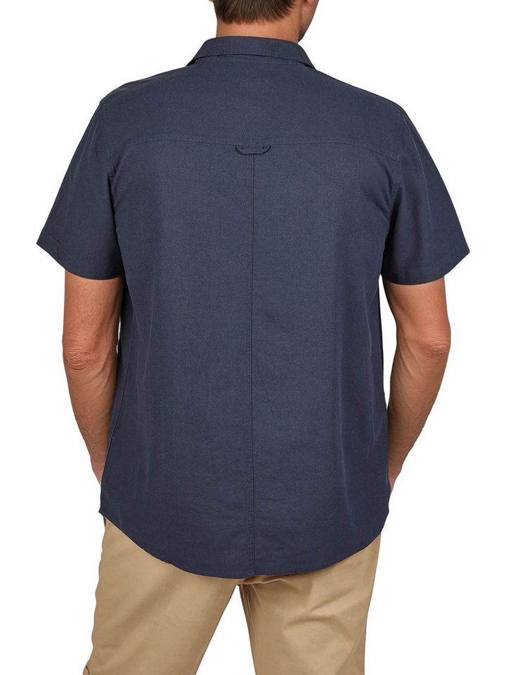 riverso Kurzarmhemd Herren Leinen Hemd RIVEmilio Regular Fit (1-tlg) – Bild 2 von 4