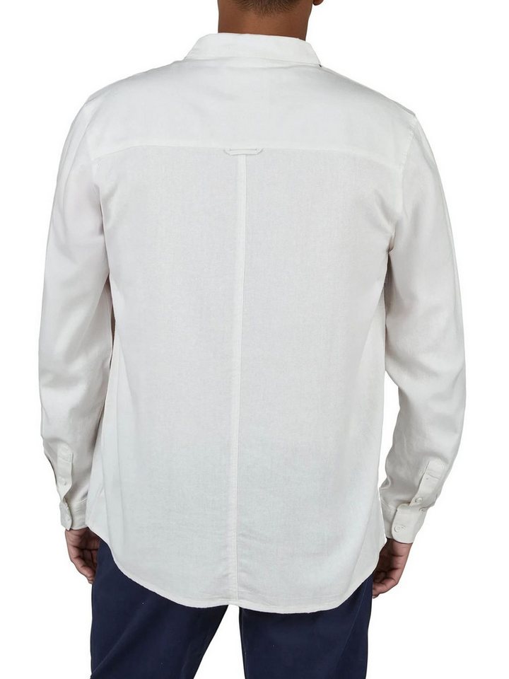 riverso Langarmhemd Herren Leinen Hemd RIVFabrizio Regular Fit (1-tlg) – Bild 3 von 4