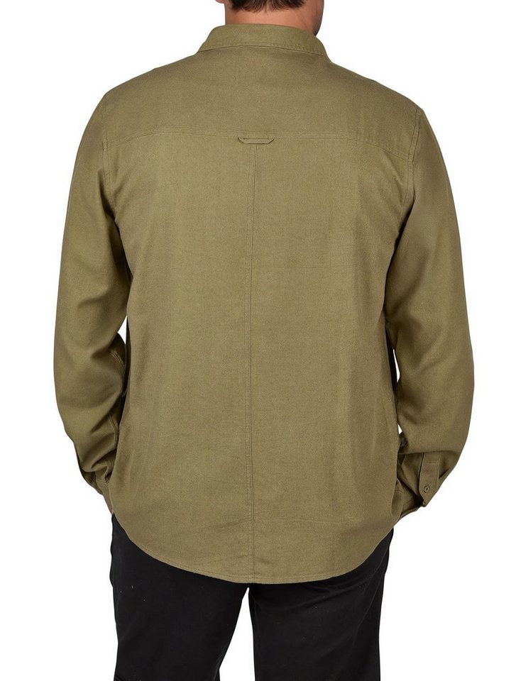 riverso Langarmhemd Herren Leinen Hemd RIVFabrizio Regular Fit (1-tlg) – Bild 3 von 4