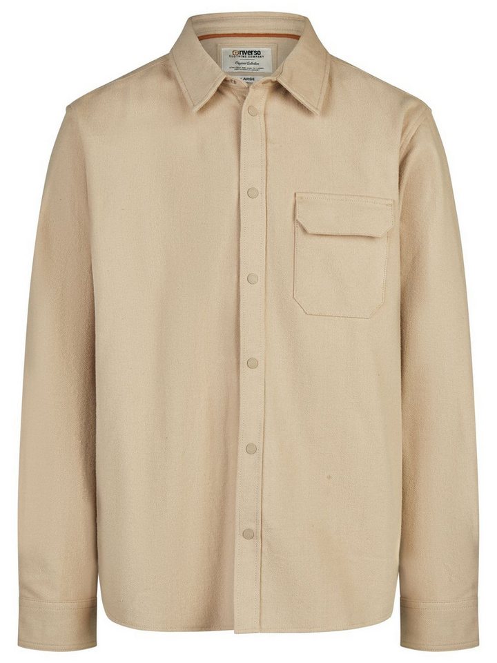 riverso Langarmhemd Herren Overshirt RIVVincent Regular Fit (1-tlg) – Bild 3 von 5