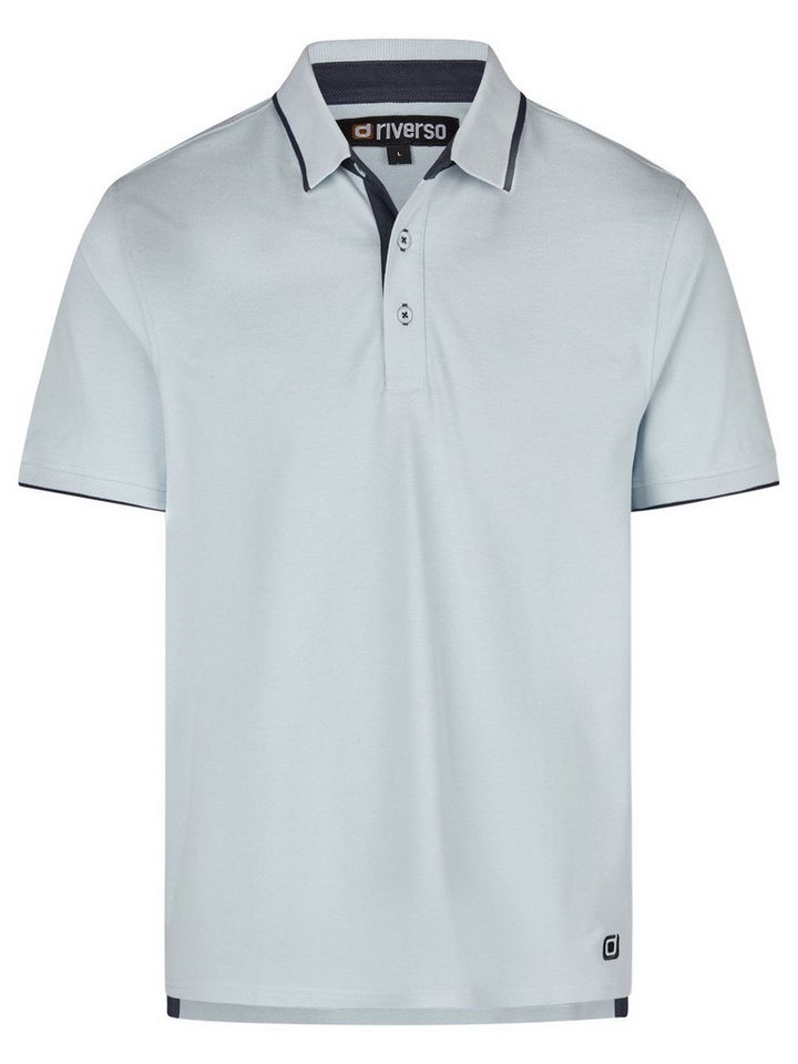 riverso Poloshirt Herren Polohemd RIVLeano 3er-Set Regular Fit (Vorteilspack, 3-tlg) Basic Sommer Shirt aus 100% Baumwolle – Bild 5 von 5