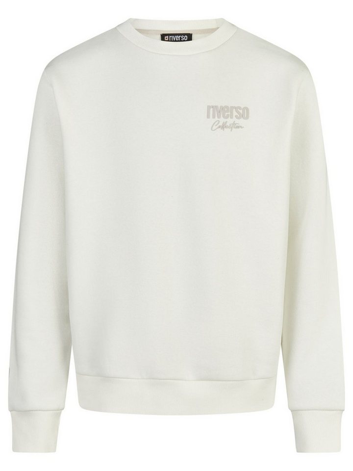 riverso Sweatshirt Herren Pullover RIVJamie Regular Fit Longsleeve Basic Essential – Bild 3 von 4