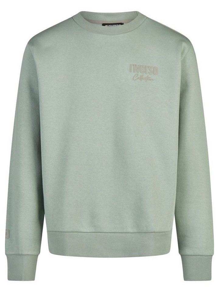 riverso Sweatshirt Herren Pullover RIVJamie Regular Fit Longsleeve Basic Essential – Bild 3 von 4
