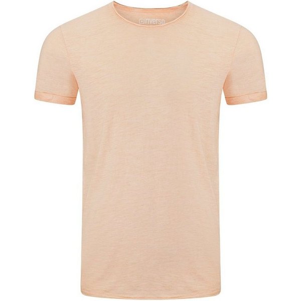 riverso T-Shirt Herren Basic Shirt RIVMatteo Regular Fit (1-tlg) Basic Kurzarm Tee Shirt mit Rundhalsausschnitt aus 100% Baumwolle