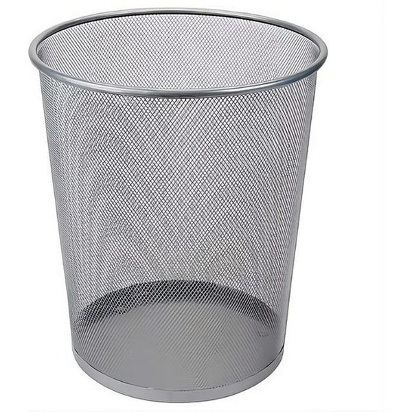Riyashop Mülleimer Papierkorb 19l Papiereimer Mülleimer Drahteimer Abfalleimer Schwarz