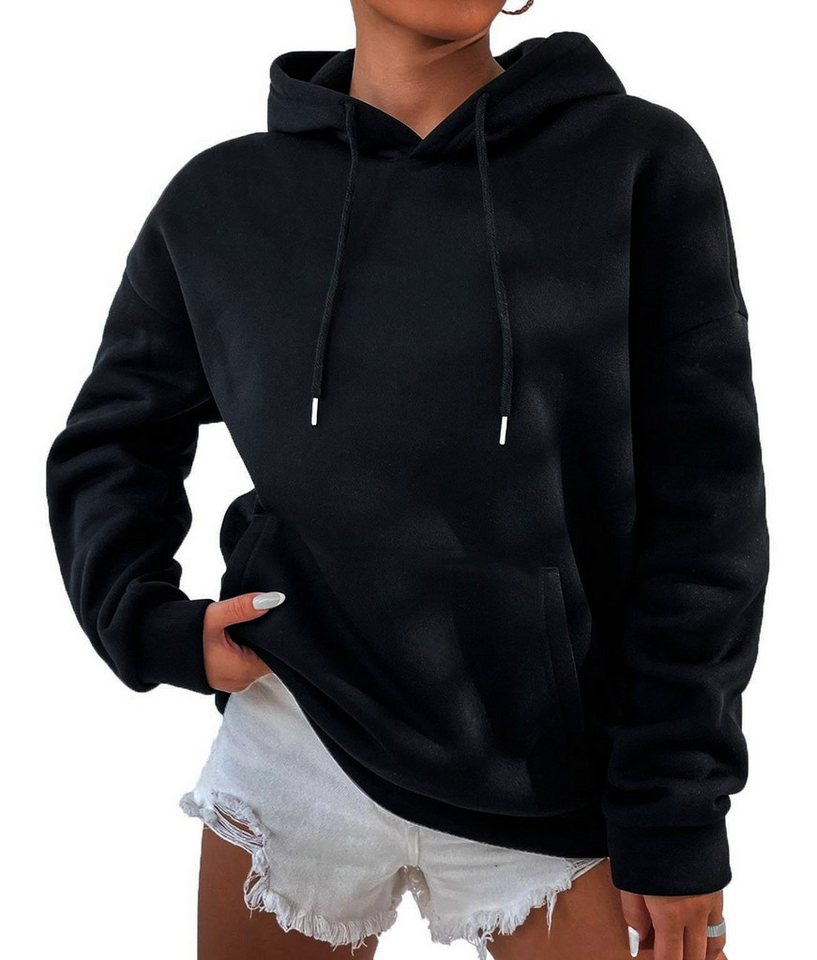 RMK Hoodie Damen Kapuzenpullover Pulli mit Kapuze Baum Wurzel mit Baumwolle – Bild 2 von 2