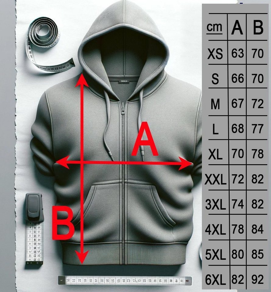 RMK Hoodie Herren Kapuzenpullover Pullover Langarmshirt Oversize LA Graffiti Los Angeles Print – Bild 3 von 3