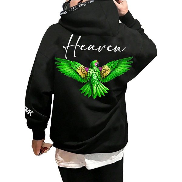 RMK Hoodie Herren Kapuzenpullover Pullover Pulli Langarmshirt Heaven mit Kapuze und 2 Taschen