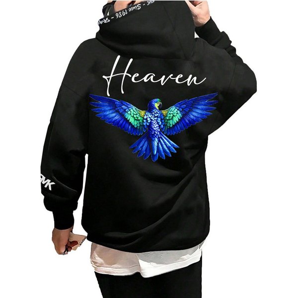 RMK Hoodie Herren Kapuzenpullover Pullover Pulli Langarmshirt Heaven mit Kapuze und 2 Taschen
