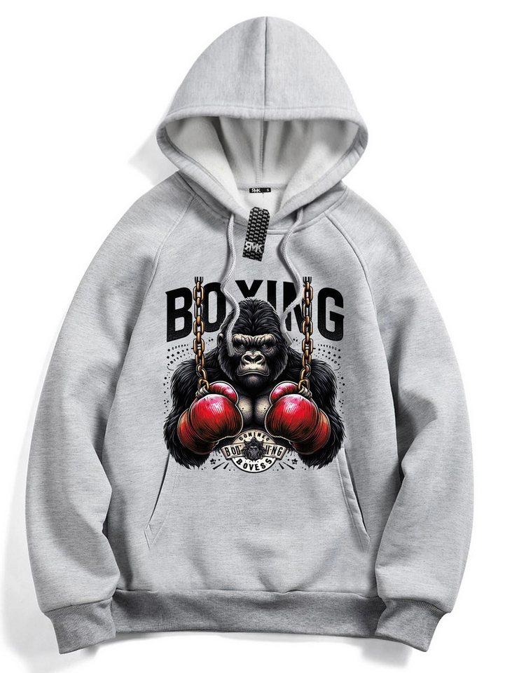 RMK Hoodie Herren Pullover Kapuzenpullover Langarm Boxen Gym Gorilla Oversize mit Kapuze – Bild 2 von 3