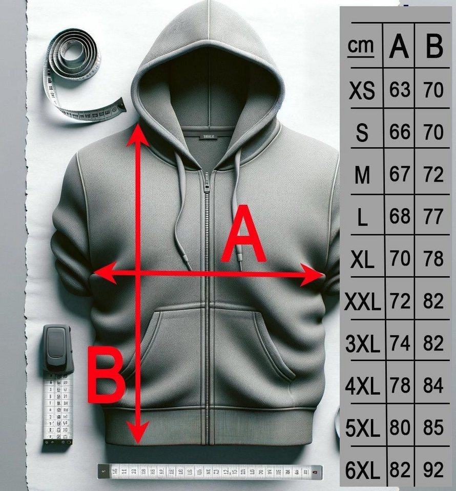 RMK Hoodie Herren Pullover Kapuzenpullover Langarm Boxen Gym Gorilla Oversize mit Kapuze – Bild 3 von 3