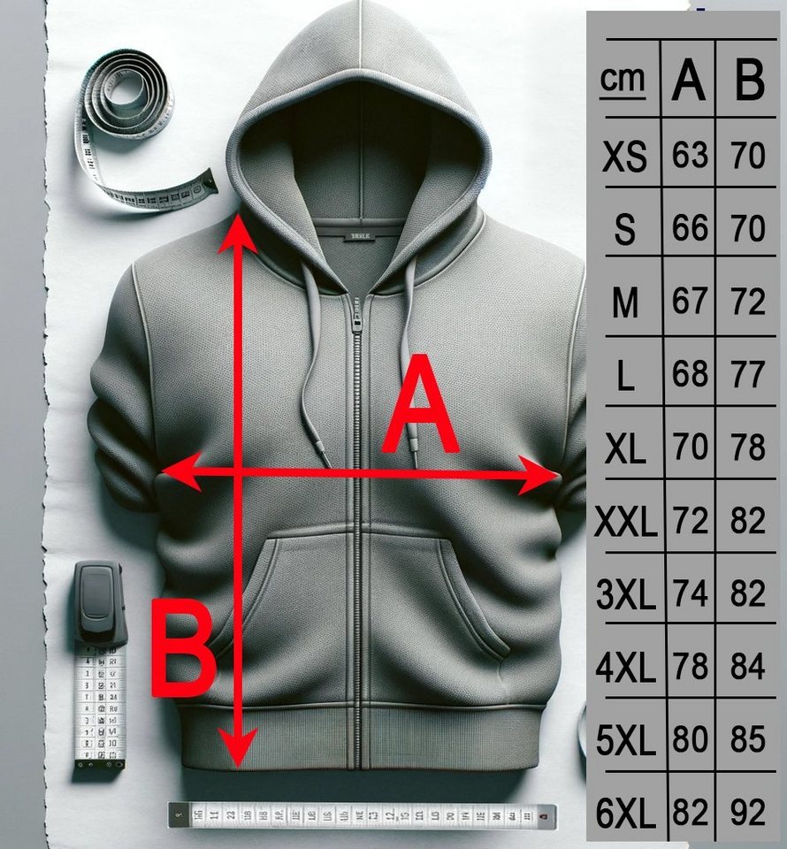 RMK Hoodie Herren Pullover Kapuzenpullover Langarmshirt Oversize LA Los Angeles – Bild 3 von 3