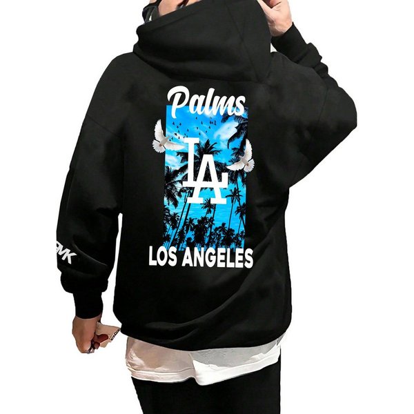 RMK Hoodie Herren Pullover Kapuzenpullover Langarmshirt Oversize LA Los Angeles