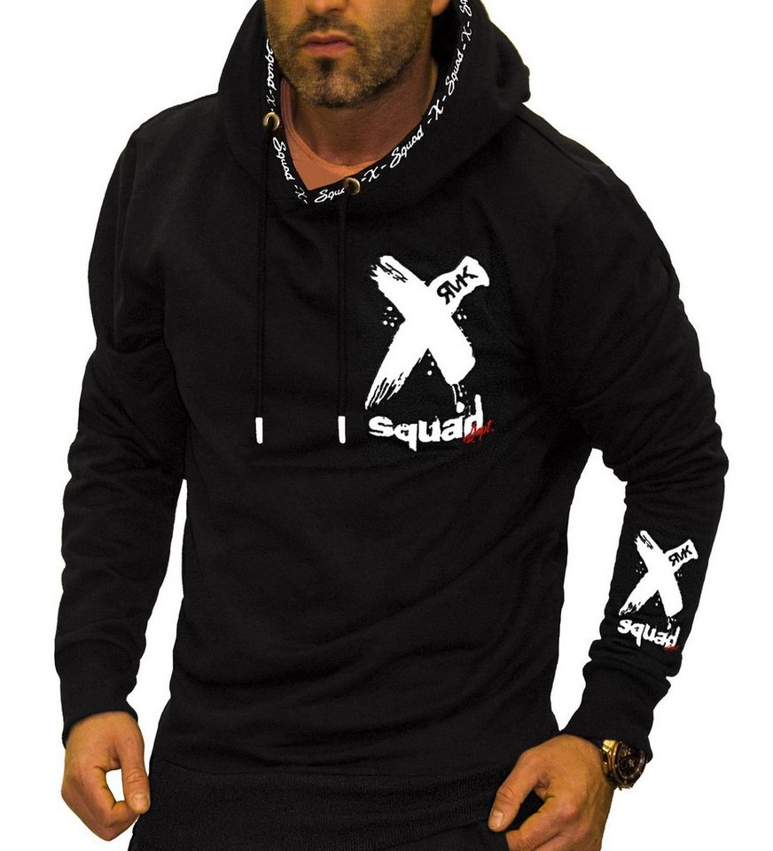 RMK Hoodie Herren Pullover mit Kapuze Pulli Kapuzenpullover Langarm X mit Baumwolle – Bild 2 von 2