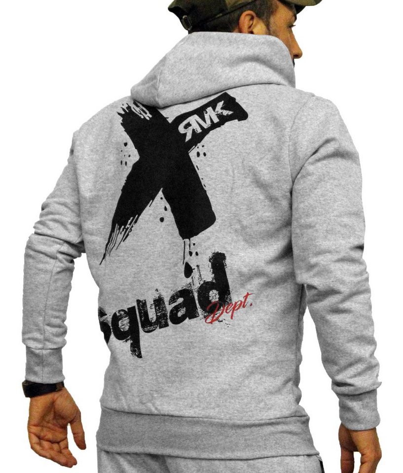 RMK Hoodie Herren Pullover mit Kapuze Pulli Kapuzenpullover Langarm X mit Baumwolle – Bild 2 von 3
