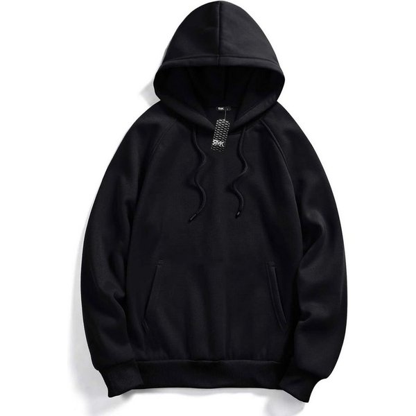 RMK Kapuzenpullover Damen Pullover Pulli Hoodie Sweater Basic Oversize mit Kapuze in Unifarbe