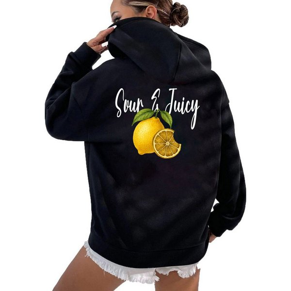 RMK Kapuzenpullover Damen Winter Pullover Sour & Juicy