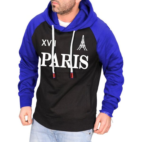 RMK Kapuzenpullover Herren Hoodie Pulli Pullover mit Kapuze PARIS