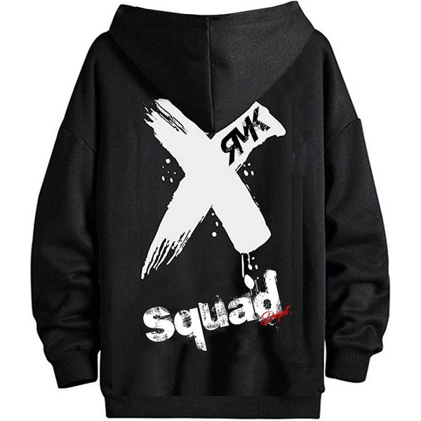 RMK Kapuzenpullover Herren Hoodie Pullover mit Kapuze Pulli Kapuzenpullover mit Taschen X mit lizenziertem Print