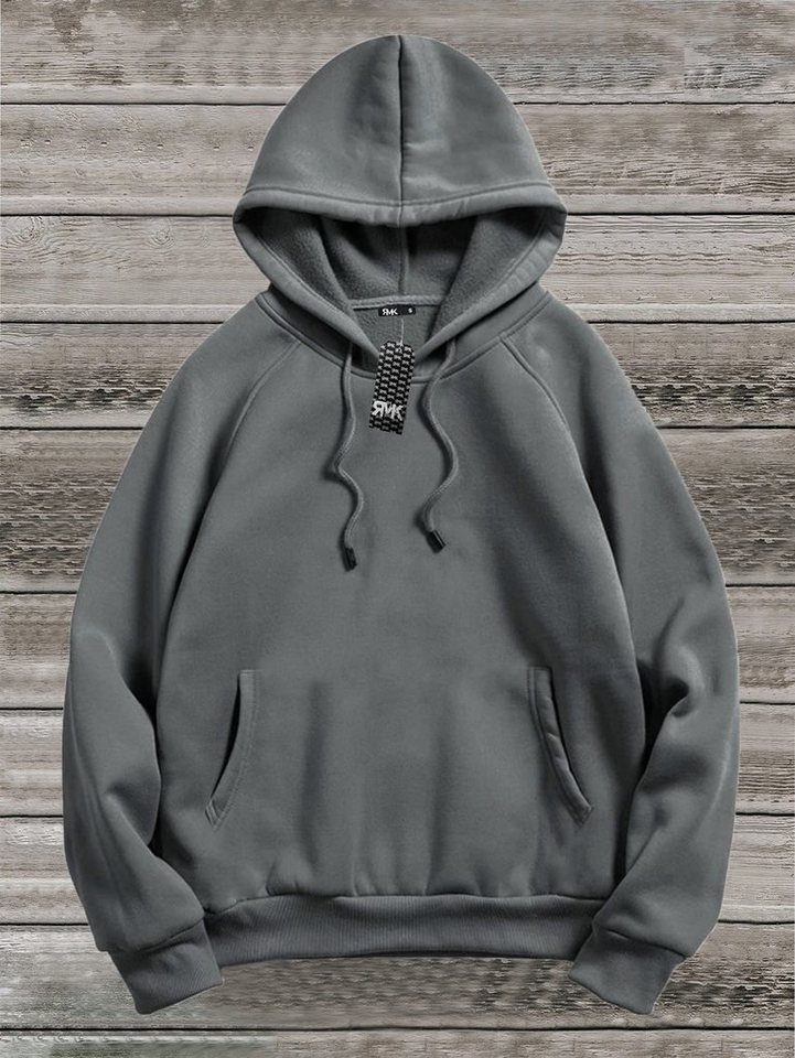 RMK Kapuzenpullover Herren Hoodie Pullover Winter Ananas Frucht mit Kapuze – Bild 4 von 4