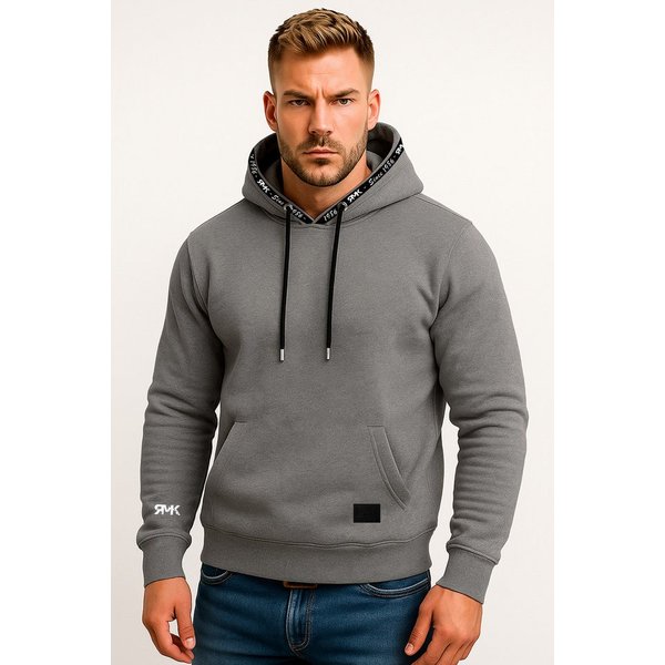 RMK Kapuzenpullover Invierno Basic Herren Winter Pullover Sweatjacke College Hoodie