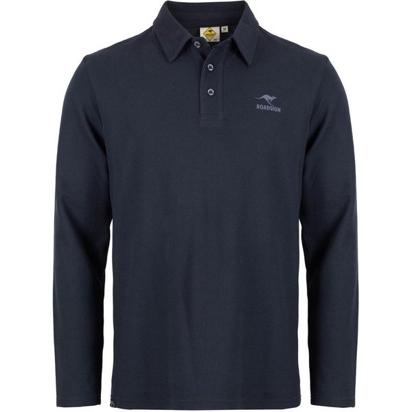 ROADSIGN australia Langarmshirt Polo (1, 1-tlg., 1) Polo-Langarm aus Honeycomb Piqué
