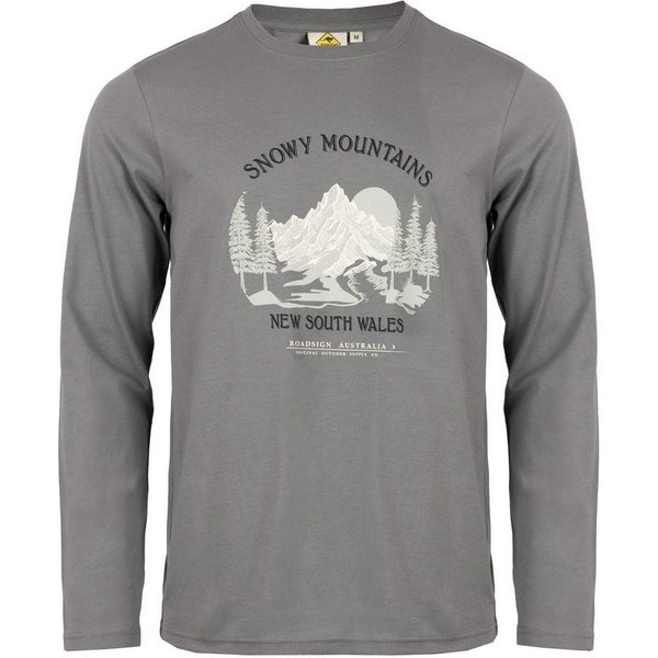 ROADSIGN australia Langarmshirt Snowy Mountain (1, 1-tlg., 1) Baumwollshirt mit Print