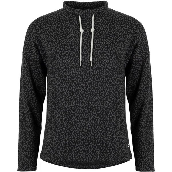 ROADSIGN australia Langarmshirt Wild Leo (1, 1-tlg., 1) aus Leo Jacquard & Tunnelzug am Kragen