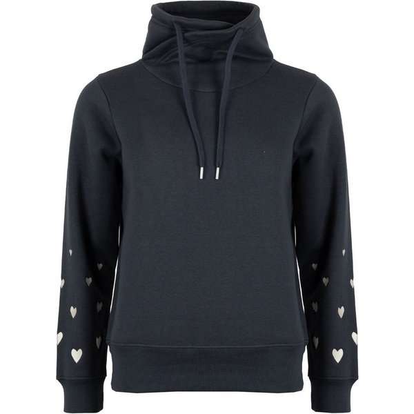 ROADSIGN australia Sweatshirt Amour (1, 1-tlg., 1) mit Herzstickerei und Schalkragen