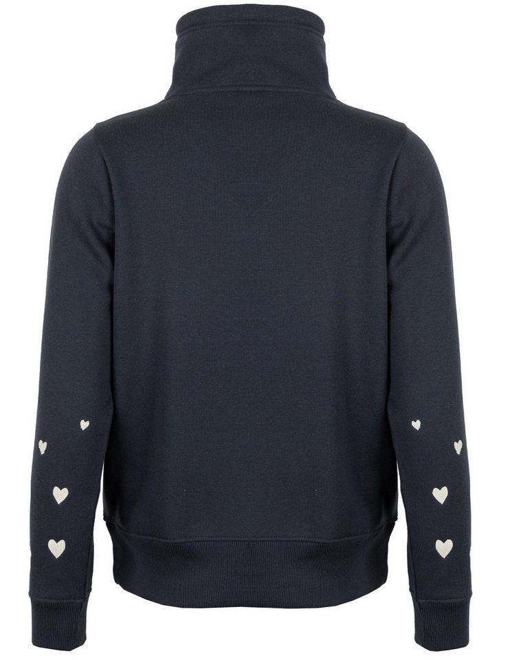ROADSIGN australia Sweatshirt Amour (1, 1-tlg., 1) mit Herzstickerei und Schalkragen – Bild 2 von 2