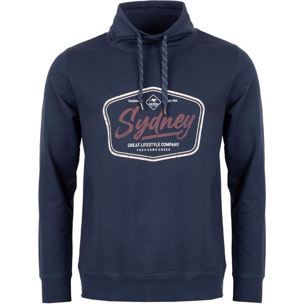 ROADSIGN australia Sweatshirt Mode (1, 1-tlg., 1) aus Baumwollmix und mit Schalkragen-Style