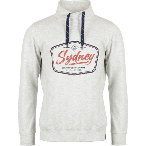 ROADSIGN australia Sweatshirt Mode (1, 1-tlg., 1) aus Baumwollmix und mit Schalkragen-Style