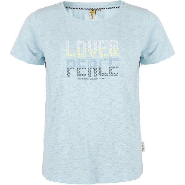 ROADSIGN australia T-Shirt Blue Ease (1, 1-tlg., 1) mit Schriftprint aus Baumwolle hautfreundlich und komfortabel