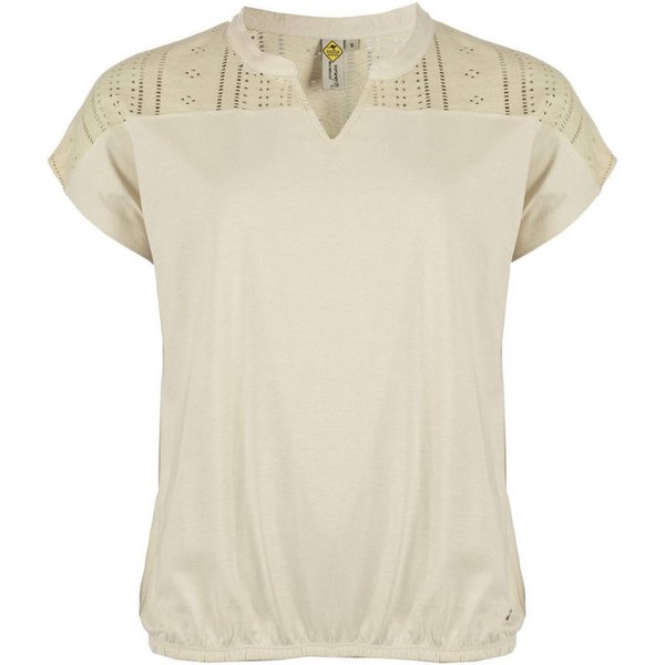 ROADSIGN australia T-Shirt Romantic (1, 1-tlg., 1) mit Spitzeinsatz, aus Baumwolle, luftig und bequem zugleich