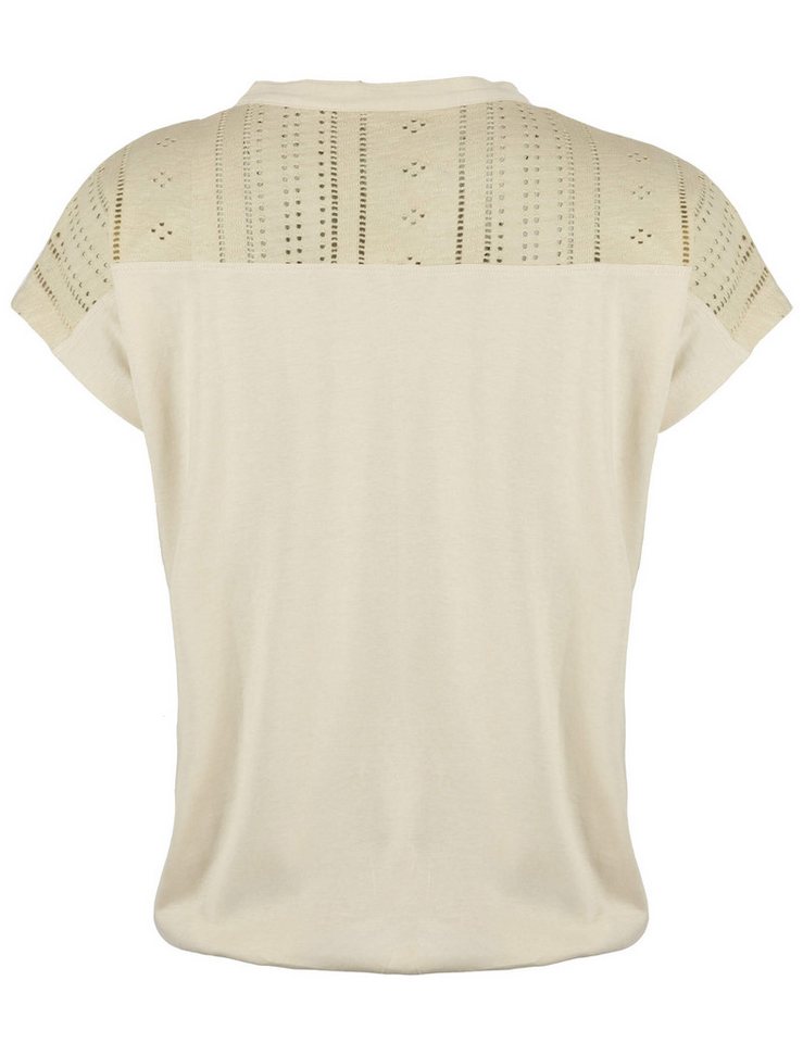 ROADSIGN australia T-Shirt Romantic (1, 1-tlg., 1) mit Spitzeinsatz, aus Baumwolle, luftig und bequem zugleich – Bild 2 von 2