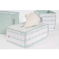 Roba 3er Set: Feuchttuchorganizer, 2x Windelbox Happy Cloud