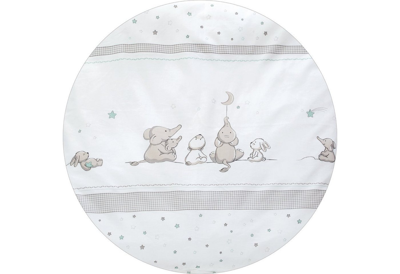 roba® Babybettwäsche Wiegenset, 2 teilig, 2-teilige Wiegenbettwäsche – Bild 5 von 5